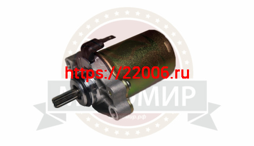 Электростартер HONDA TACT50 AF-16/09/DJ-1 (d-8мм, 11 шлиц) Электростартер HONDA TACT50 AF-16/09/DJ-1 (d-8мм, 11 шлиц)