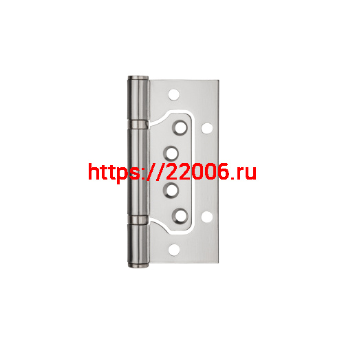 Петля Ajax (Аякс) универсальная без врезки IN4000W SSC (100/P-2B 100x2,3) сатин.хром фото 3