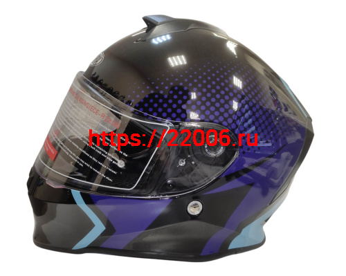 Шлем интеграл COBRA EC H151, цвета в ассортименте (11 разных расцветок), размер XXL фото 3