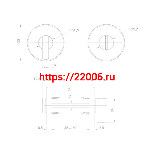Ручка Punto (Пунто) поворотная BK6.R.EST.R52.JOY SSG-39 сатинированное золото фото 3 Ручка Punto (Пунто) поворотная BK6.R.EST.R52.JOY SSG-39 сатинированное золото фото 3