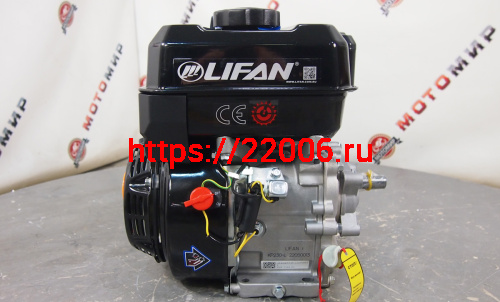 Двигатель LIFAN  8,0 л.с. KP230-L (200) (вал d20 мм) с редуктором 1:2 фото 5
