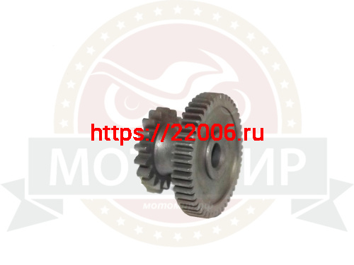 Шестерня эл. стартера двойная GY6 125/150 49Z-17Z (отв. d10мм) FT150T(1001) фото 2 Шестерня эл. стартера двойная GY6 125/150 49Z-17Z (отв. d10мм) FT150T(1001) фото 2