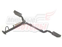 Подножки водителя в сборе с боковой подставкой HERO (общ.длина 555 мм)