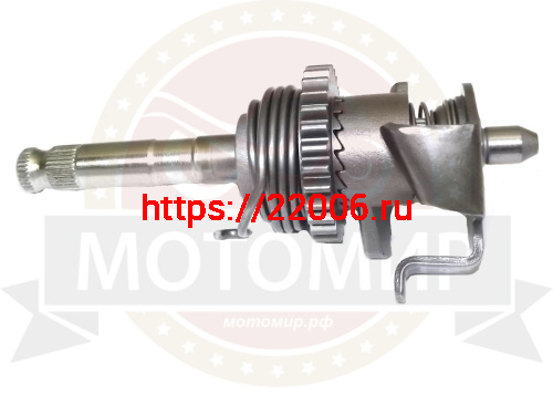 Вал кикстартера в сборе СВ200-250 169FMM, 169FML (НАБОР) фото 2 Вал кикстартера в сборе СВ200-250 169FMM, 169FML (НАБОР) фото 2