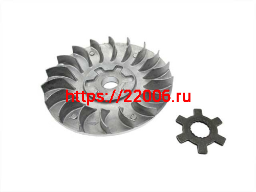 Шкив вариатора наружный YAMAHA JOG50 с шайбой