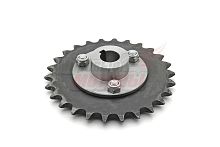 Звезда z=26 шаг 15,875 (посадка на вал 20мм) со сменной ступицей