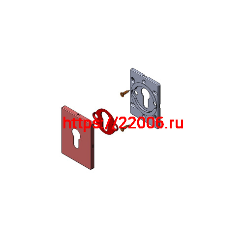 Накладка Fuaro (Фуаро) на цилиндр ESC.C.RL/K.486 (ESC 486-C RL) BL черный (1 шт.) фото 2 Накладка Fuaro (Фуаро) на цилиндр ESC.C.RL/K.486 (ESC 486-C RL) BL черный (1 шт.) фото 2