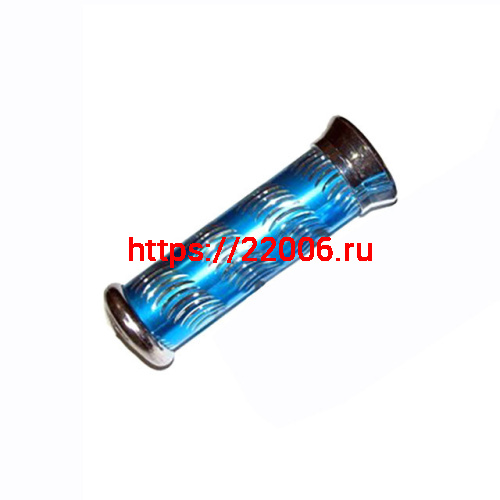 Ручка руля декоративная синяя левая (1 штука)