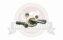 Бензокран Fighter125 TTR125/250 (на саморезе) для скутеров/мопедов/ATV (вх. D6мм, вых. D6мм)  (ПР)