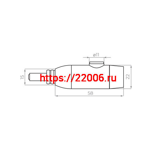 Замок Ajax (Аякс) навесной PD-0665-KEY фото 3
