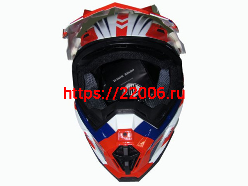 Мотошлем THH TX-25 №1 white/red (S) Мотошлем THH TX-25 №1 white/red (S)