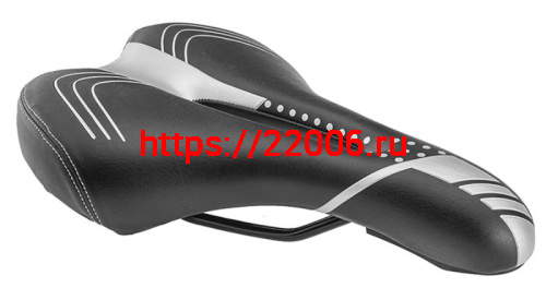 Сиденье вело 275х165мм., с вентиляцией, черно-белое, вес 365г (AZ-5556) HUABEI Сиденье вело 275х165мм., с вентиляцией, черно-белое, вес 365г (AZ-5556) HUABEI