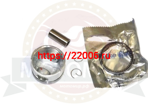 Поршень 44,00 мм 4 такт.скутер 139QMB (GY6) 62cc (кольца, палец d13мм, стопорн. кольца) фото 2 Поршень 44,00 мм 4 такт.скутер 139QMB (GY6) 62cc (кольца, палец d13мм, стопорн. кольца) фото 2