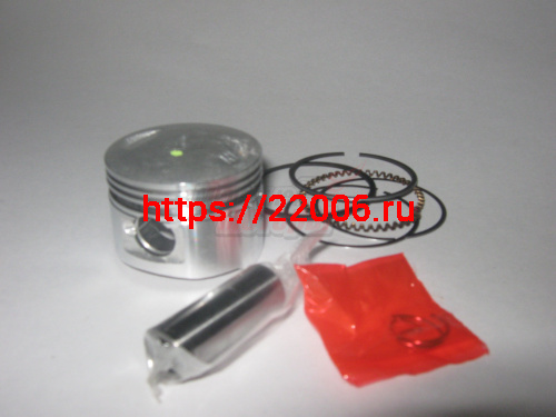 Поршень 44 мм 4х такт.двиг. (с кольцами, пальцем, стопор.кольц.) 60см3 Поршень 44 мм 4х такт.двиг. (с кольцами, пальцем, стопор.кольц.) 60см3