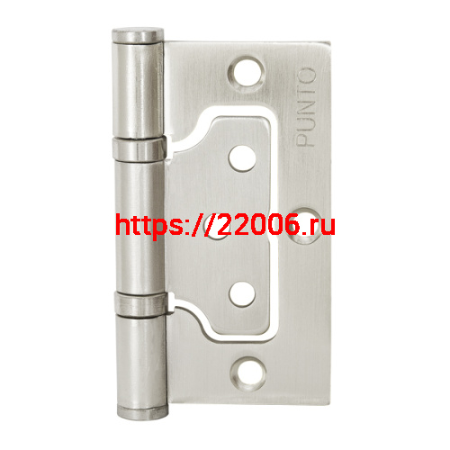 Петля Punto (Пунто) универсальная без врезки IN3200W PN (200-2B 75x2,5) мат. никель Петля Punto (Пунто) универсальная без врезки IN3200W PN (200-2B 75x2,5) мат. никель