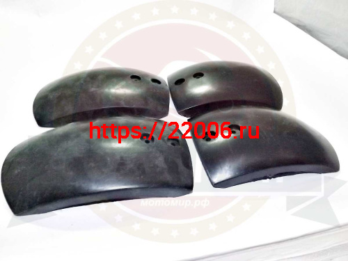 Крыло Спринт (щиток колеса) (1 компл = 4 шт) черный фото 2