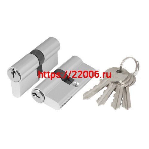Цилиндровый Ajax (Аякс) механизм (AX100/60) AX1000Key60 (25+10+25)/HD CP хром 4Key