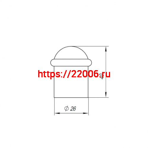 Упор Punto (Пунто) дверной напольный DFIX/F40 (DS PF-40) ABG-6 бронза фото 3 Упор Punto (Пунто) дверной напольный DFIX/F40 (DS PF-40) ABG-6 бронза фото 3