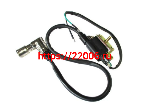 Катушка зажигания TTR125 с металлическим надсвечником