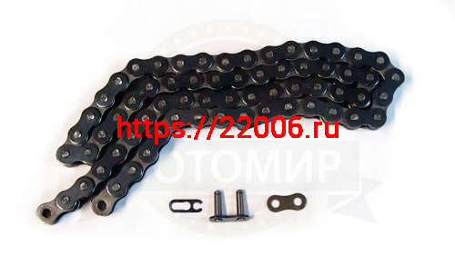 Цепь (428) - 66 зв. приводная ПР 12.7-18,2 мотобуксировщик Белка, г. Киров Цепь (428) - 66 зв. приводная ПР 12.7-18,2 мотобуксировщик Белка, г. Киров