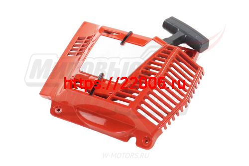 Стартер Husqvarna 395 в сборе фото 2