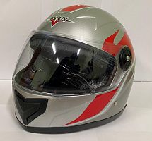 Мотошлем закрытый FGN-888 светло-серый (без размера)