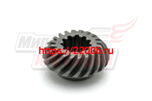 Шестерня ведомая коническая редуктора мотокосы (11 шлицов) Шестерня ведомая коническая редуктора мотокосы (11 шлицов)