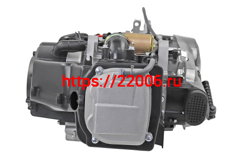 Двигатель 152QMI 125см3 (GY6-125) скутер совместим с колесом 10"(карбюратор,катуш зажигания,реле стабилизатор) фото 3