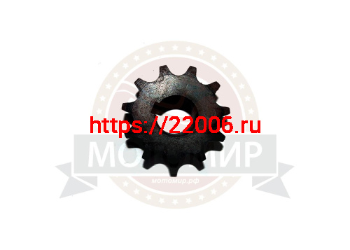 Звезда 11 зуб. (520) цепи, 15.875шаг, на вал d22мм, h28мм, шпонка 7мм, мотобуксировщик