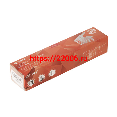 Цилиндровый Fuaro (Фуаро) механизм D-PRO5007 Tang 105 w/k (70+10+25) BL-24 черный 5Key без верт. фото 2