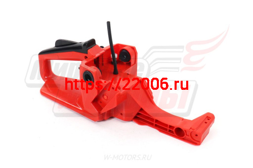 Бензобак "Цыганка" 45,52 в сборе (ручка, курок газа, фильтр топл.) фото 2 Бензобак "Цыганка" 45,52 в сборе (ручка, курок газа, фильтр топл.) фото 2