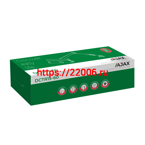 Доводчик Ajax (Аякс) дверной DCTR15-60 (TDR-60) 15-60кг WH белый фото 3
