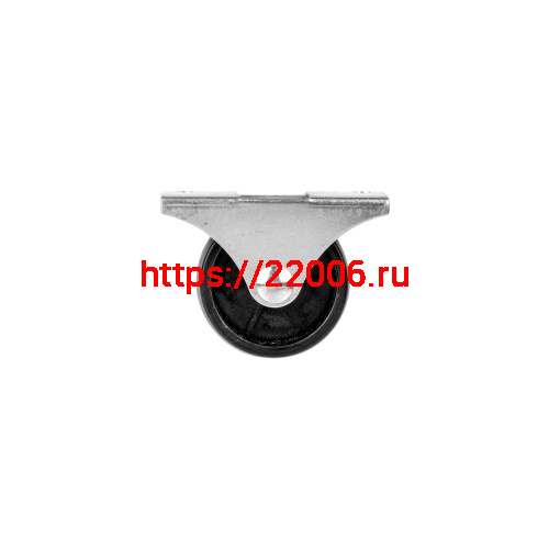 Опора Ajax (Аякс) колесная прямоходная WL/R-40P/50 kg BL пластик черный