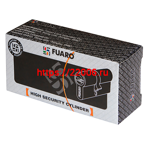 Цилиндровый Fuaro (Фуаро) механизм (100 CA/80) 1000CAKey80(35+10+35) CP хром 5Key фото 3
