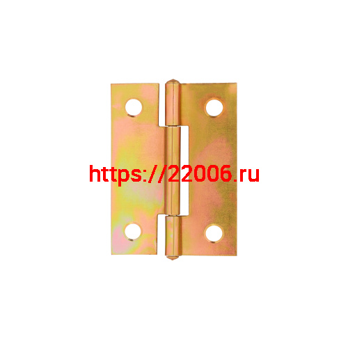 Петля Ajax (Аякс) карточная универсальная LM/IN33x48x1U YZN желтый цинк (2 шт)