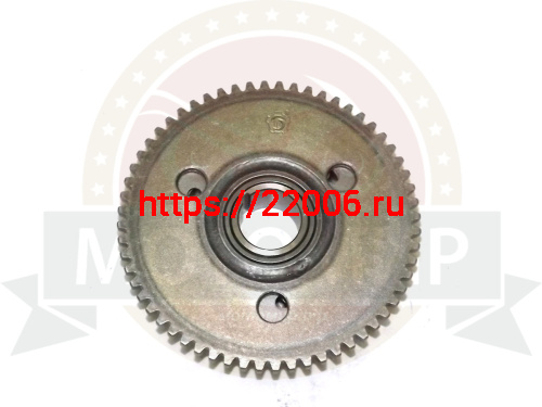 Муфта обгонная эл. стартера 152QMI,157QMJ 60Т в сборе (со звездой) фото 2 Муфта обгонная эл. стартера 152QMI,157QMJ 60Т в сборе (со звездой) фото 2