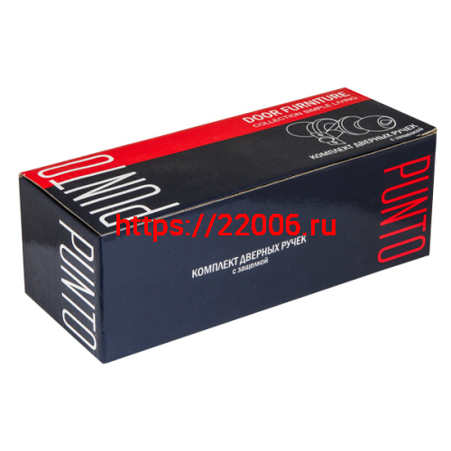 Ручка Punto (Пунто) защелка DK672 BL-PS (6072 BL-P) (без фик.) черный фото 2 Ручка Punto (Пунто) защелка DK672 BL-PS (6072 BL-P) (без фик.) черный фото 2