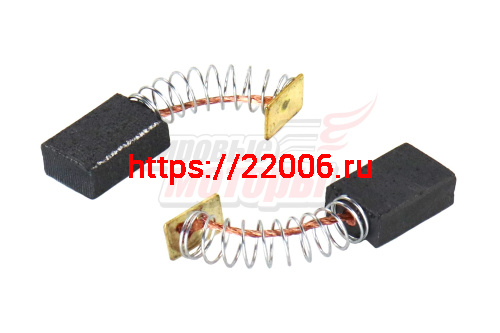 Щетки (№569) Интерскол (6*11*16) ДП 1200 Wt,Пружина,Пр.пятак