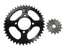 Венец (Z41) 428 (d54mm - 4 x 49mm) Альфа + Звезда (Z15) 428 (d14-17mm, 6 шлиц, 2х30) (компл)