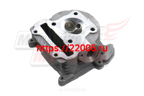 Головка цилиндра 4х такт. дв.139QMB (47 мм, 70см3) ПОЛНОСТЬЮ В СБОРЕ (клапана+постель распредв.+распредвал+звезда ГРМ) фото 3