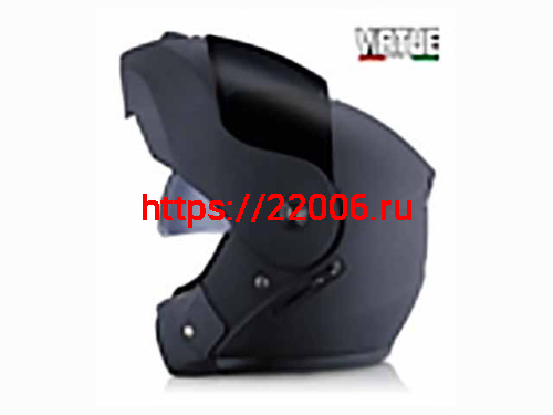 Мотошлем VIRTUE MD-903 трансформер с визором черный матовый стекло темное (M) Мотошлем VIRTUE MD-903 трансформер с визором черный матовый стекло темное (M)