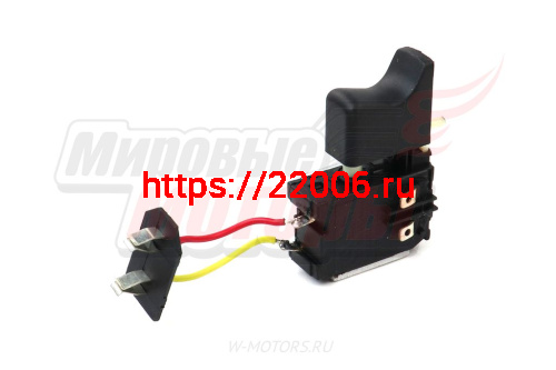 Выключатель (№190) подходит для шуруповерта Интерскол 12в,14в,18в фото 2