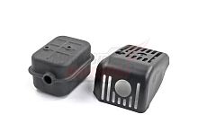 Глушитель в сборе 1P70FV-B (ОРИГИНАЛ, "LIFAN")