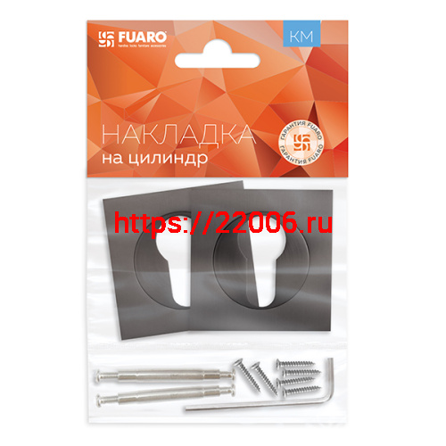 Накладка Fuaro (Фуаро) под цилиндр ET.K.KM52 (ET KM) GR-23 графит фото 2
