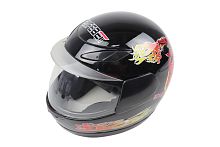 Шлем SAFEBET HF-908 чёрный E05 "S,M,L,XL,XXL" (интеграл, детский)