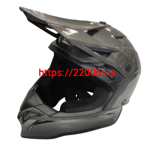 Шлем кроссовый COBRA EC H337, серый титан, размер L