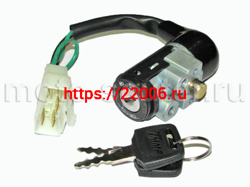 Замок зажигания Honda Dio AF-18/27 (фишка 5 контактов)  TMMP