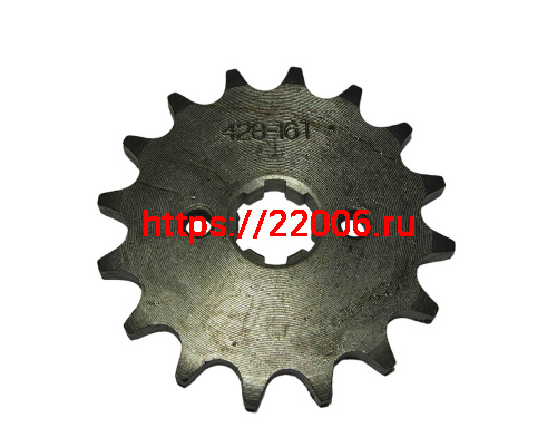 Звезда 16 зуб. (428) (d14-17, 2х30) цепи, ведущая Альфа Звезда 16 зуб. (428) (d14-17, 2х30) цепи, ведущая Альфа