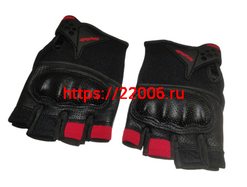 Перчатки PRO-BIKER MCS-57B без пальцев (чёрно-красные), р-р XL фото 3 Перчатки PRO-BIKER MCS-57B без пальцев (чёрно-красные), р-р XL фото 3