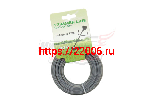Леска триммерная (2,4*15м) TRIMMER LINE с картонной этикеткой (квадрат) Леска триммерная (2,4*15м) TRIMMER LINE с картонной этикеткой (квадрат)